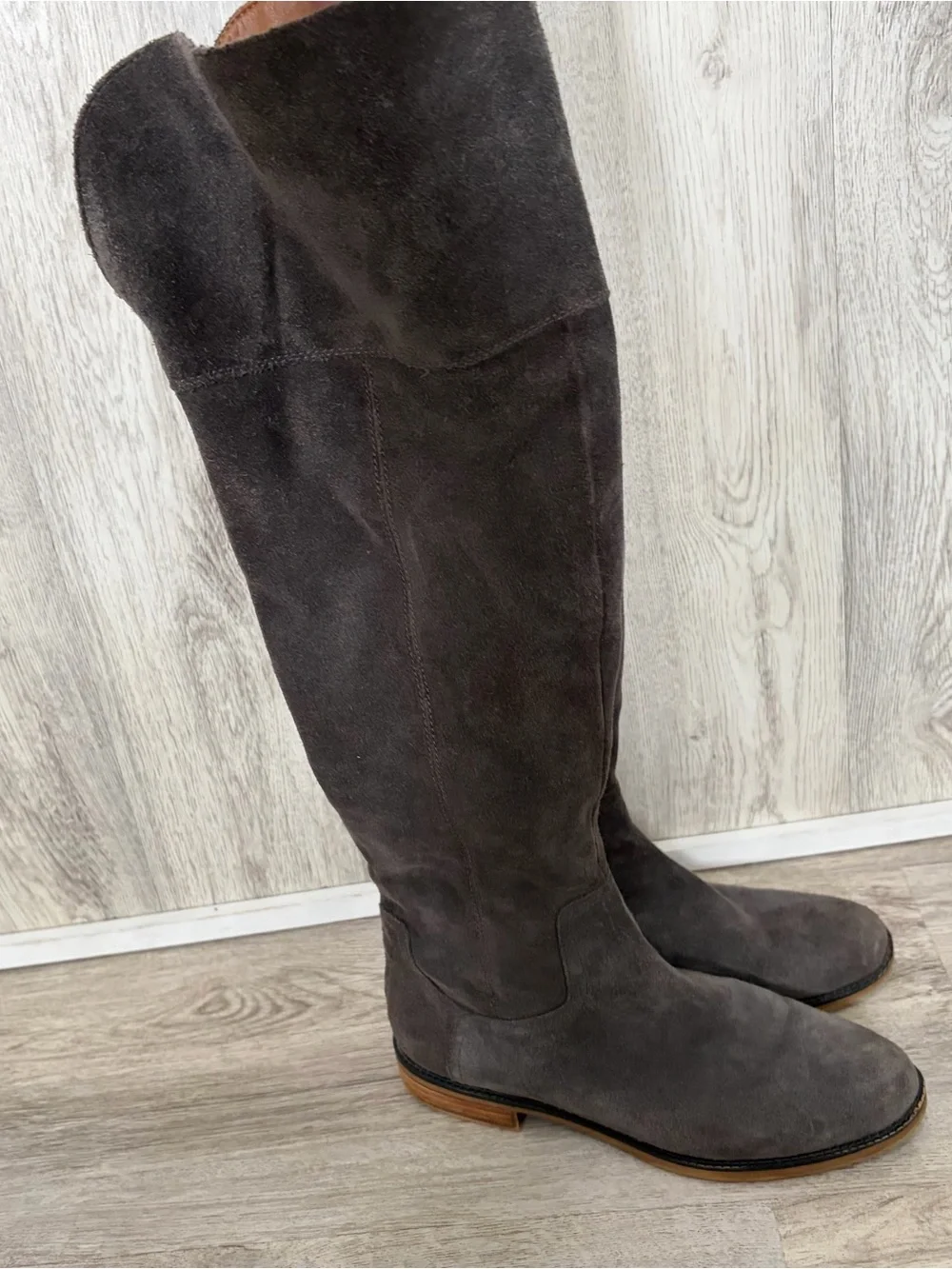 Franco Sarto over the Knee High Suede Boot Riding Boots Womens 8.5 Equestrian
